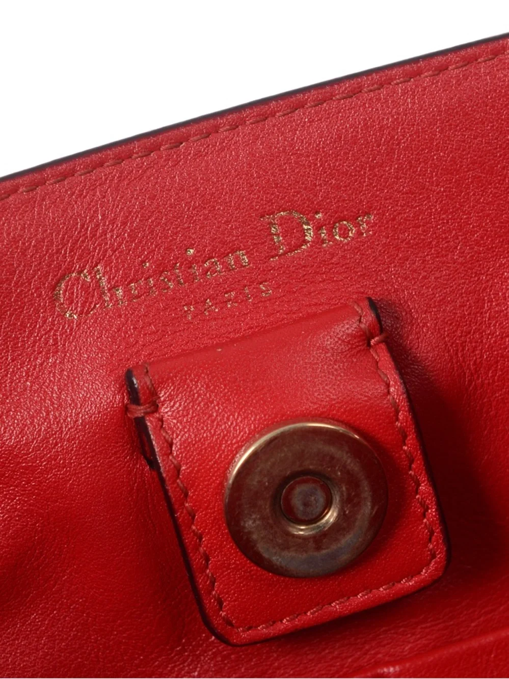 ♥️Dior Red Diorissimo Loho Large Designer Top-Handle Tote with Gold Hardware ♥️